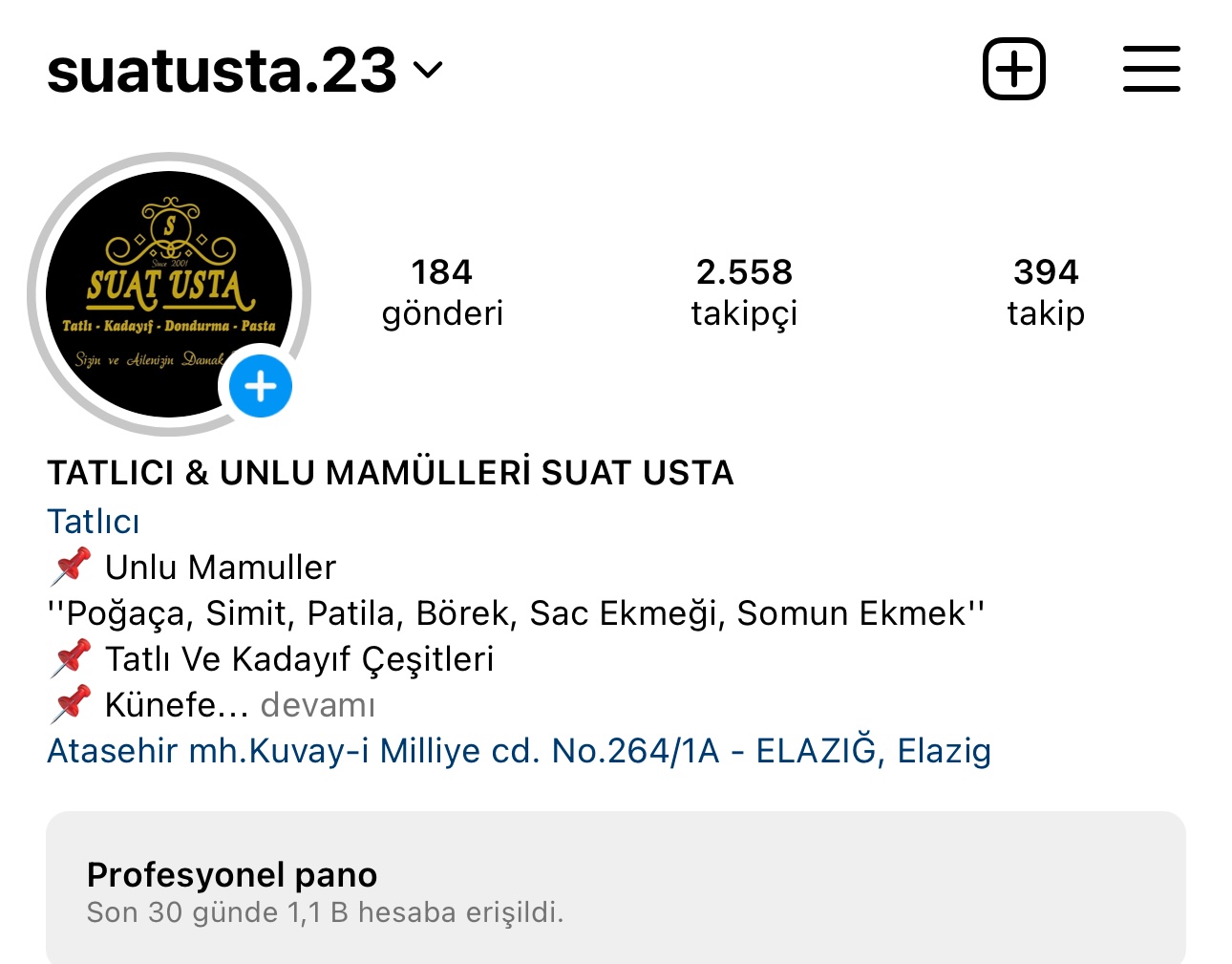 INSTAGRAM SAYFAMIZ 